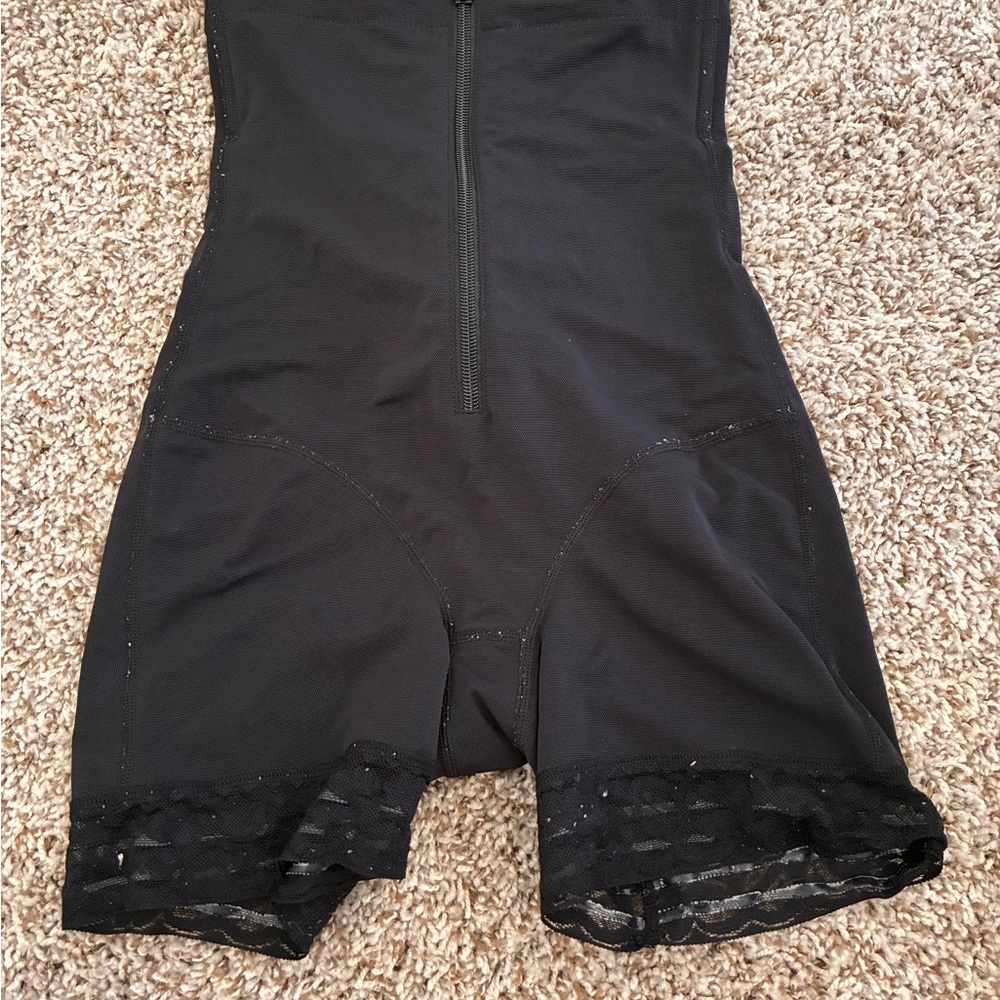 Black Lace Trim Shapewear Shorts